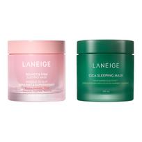 Laneige Bouncy & Firm & Cica Sleeping Mask Set 60ml+60ml