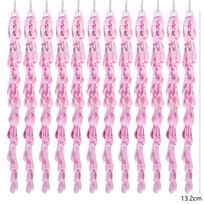 12/60x Acrylic Ice Icicle Christmas Hanging Crystal Drops Ornaments Xmas Tree Winter Party Home Decor Icicle Set Clear Blue Pink 12PCS
