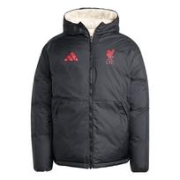 Adidas Down Jackets Men's Black/Wonder White Hooded Moderate JW7902 M