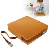 Kids Increased Booster Seat Cushion Toddler Dining Highchair Cushion Infant Travel Pad Removable Pad Cover with Safety Buckle ruda