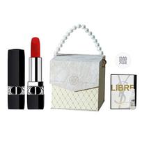 DIOR Lipstick 999 Velvet Legend Red Lip comes with Eau de Liberty trial pack mėlyna