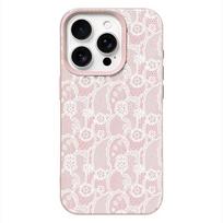 Vintage Pastel Floral Lace Phone Case for iPhone 17 16 15 14 13 12 11 Pro Max Anti-Scratch Protective Cover Funda Capa Coque iPhone 14 Pro
