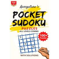 Pocket Sudoku Puzzles [ All Levels Combo ] With Solutions: Combo 100+ Sudoku Puzzles l All levels [ Very Easy, Easy, Normal, Medium, Hard, Very Hard,