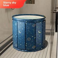 PVC Foldable Bathtub Full Body Bath Tub for Adults Kids Insulated Portable Home Shower Bucket & Baby Washing Basin
