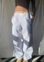Women's High Waist Wide Leg Pants Loose Fit Streetwear Style Trouser Striped Print Polyester Casual Pocket Long Pants S