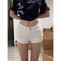 Women's Low Rise Denim Shorts Slim Fit Casual Hot Pants Sexy High Stretch Washed Short Jeans For Summer Daily Street Wear S