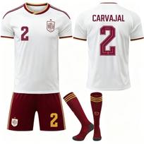 Ispanijos marškinėliai su logotipu siuvinėti 2026 m. Pasaulio taurės marškinėliai Ventiliatoriaus versija, tokio paties stiliaus Futbolo marškinėliai S