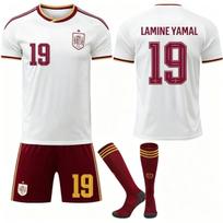 Ispanijos marškinėliai su logotipu siuvinėti 2026 m. Pasaulio taurės marškinėliai Ventiliatoriaus versija, tokio paties stiliaus Futbolo marškinėliai 24