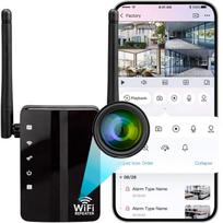 Mini camera in the WFWE27 WiFi signal amplifier
