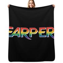 Earper Throw Blanket Cozy Throw Blanket for Bed Sofa Chair Size: 75*100cm, Weight: 230 GSM