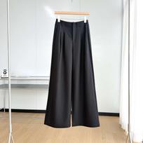 Women's High Waist Wide Leg Pants Loose Straight Trousers Elegant Commuter Wool Blend Long Dress Pants S
