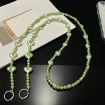 Crossbody Mobile Phone Chain Long Beads Phone Strap Fashion Cellphone Lanyard  Phone Accessories