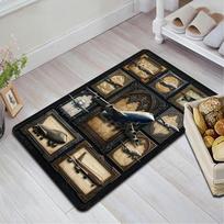Aviation Art Rug Pattern Rug Floor Mat for Living Room or Bedroom Soft and Comfortable Carpet a Gift for Birthday and Holiday. 40x60cm( 15x23in )
