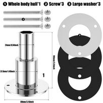 Thru Hull Exhaust Skin Fitting Tube Pipe Socket Hardware Part  Air Diesel Heater For Boat Marine Car Truck Diesel Parking Heater