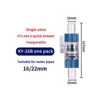 Eco-Friendly Aquarium Filter Water Valve 12/16/20mm Connector Replacement Accessory for Aquarium Daily Maintenance 02