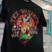 Texas Wasabi Sushi Rock And Roll  Cowboy Koi Size Medium A7ed Unisex T-Shirt M