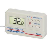 Refrigerator Thermometer Digital Fridge Freezer Temperature Meter Magnetic Back with Alarm Internal ‑10°C to 50°C External ‑50°C to 70°C ABS