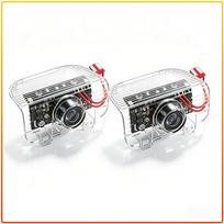2Pcs LED Car Door Ghost Shadow Projector Light Wireless Auto Welcome Logo Lamp For Honda Civci CRV Accord Mugen Prelude FIT City CRZ CRX Jazz 2Pcs