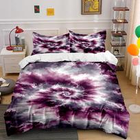 Purple Spiral Galaxy Bedding Set Bedding set (1 duvet cover, 2 pillowcases, duvet not included) 135x200cm
