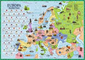 Mappuzzle Junior - Europe political map - poster