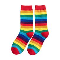 Women's Fashion Striped Of Socks In The Tube Casual Cotton Socks One Size