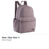 PUMA Lightweight Backpack Womens Purple 091714-04 One Size 1