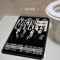 Vintage Arctic Monkeys Rock Band Music Cover Series Art Bath Mat Home Doormat Bathroom-Toilet Mats Bedroom Welcome Doormat 40cm x 60cm