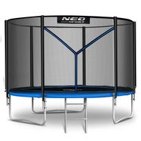 10ft/312cm Garden Trampoline with Outdoor Net and Ladder Neo-Sport