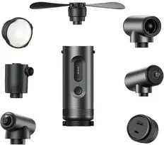 „Outdoolow“ daugiafunkcinė išorinė baterija „4smarts SnapKit 7-in-1“ 3500mAh juoda