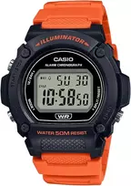 Laikrodis Casio Collection Vintage CASIO TIMELESS COLLECTION modelis SPORT- ILLUMINATOR, WR 50M, ALARM, CHRONOGRAPH - Juodas (ryškios spalvos dirželis)