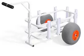 VEVOR Paplūdimio žvejybos vežimėlis 136 kg