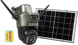 BLOW 4G PTZ 2x4MP saulės energija varoma kamera su baterija