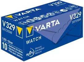 Baterijos - Varta 329 Sidabro oksidas 1,55V 10 vnt.