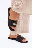 Boto Elegantiškos juodos šlepetės