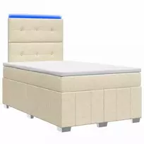 Lova LED lovos čiužinys su LED apšvietimu Kreminė 120 x 200 cm