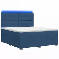 Lova LED lovos čiužinys su LED apšvietimu Mėlyna 140 x 190 cm