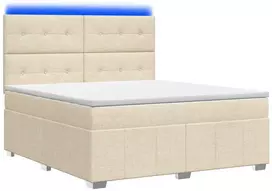 Lova LED lovos čiužinys su LED apšvietimu Kreminė 140 x 200 cm