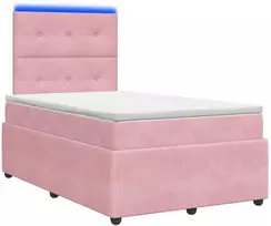 Lova LED lovos čiužinys su LED apšvietimu Rožinė 120 x 200 cm