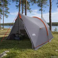 Vandeniui atsparus palapinės tentas Pilka ir oranžinė