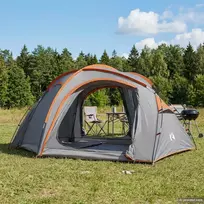 Trekking palapinė su lietaus apsauga, atspari vandeniui