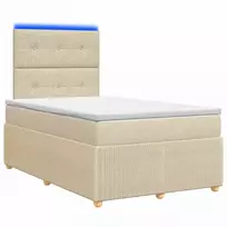 Lova LED lovos čiužinys su LED apšvietimu Kreminė 120 x 200 cm