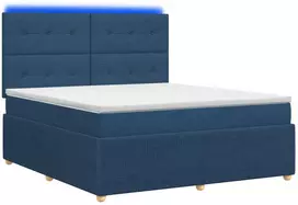 Lova LED lovos čiužinys su LED apšvietimu Mėlyna 140 x 190 cm