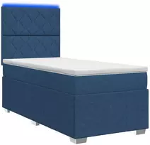 Lova LED lovos čiužinys su LED apšvietimu Mėlyna 100 x 200 cm