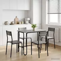 Valgomojo stalas 100 x 50 x 75 cm Apdirbta mediena Pilka Sonoma