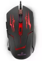 Pelė žaidimams REAL-EL RM-520 Gaming, juodos spalvos