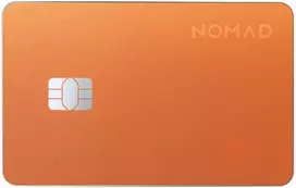 Nomad Tracking Card Pro – Find My, stellar oranžinis