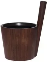Kubiliukas RENTO tamsus, bambukinis, su plastiko įdėklu