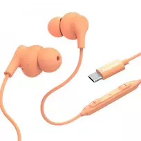 Hama Įstatomos į ausis (į ausis įkišamos tipo) ausinės curly usb-c oranžinė