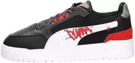 Puma Avalynė Paaugliams Shuffle Downtown Lo Mid Juodas Baltas Raudona 405034 01