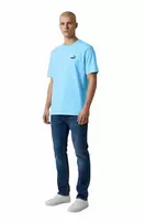 Puma Marškinėliai Vyrams Ess 2 Color Small No. 1 Logo Tee Light Mėlyna 684717 46